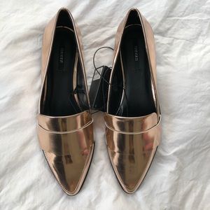 Forever 21 Rose Gold Loafers